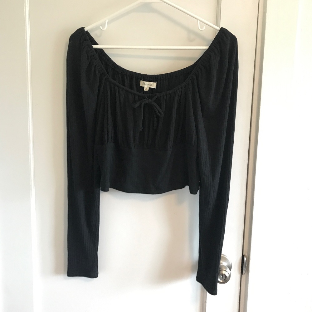 Madewell Long sleeve crop